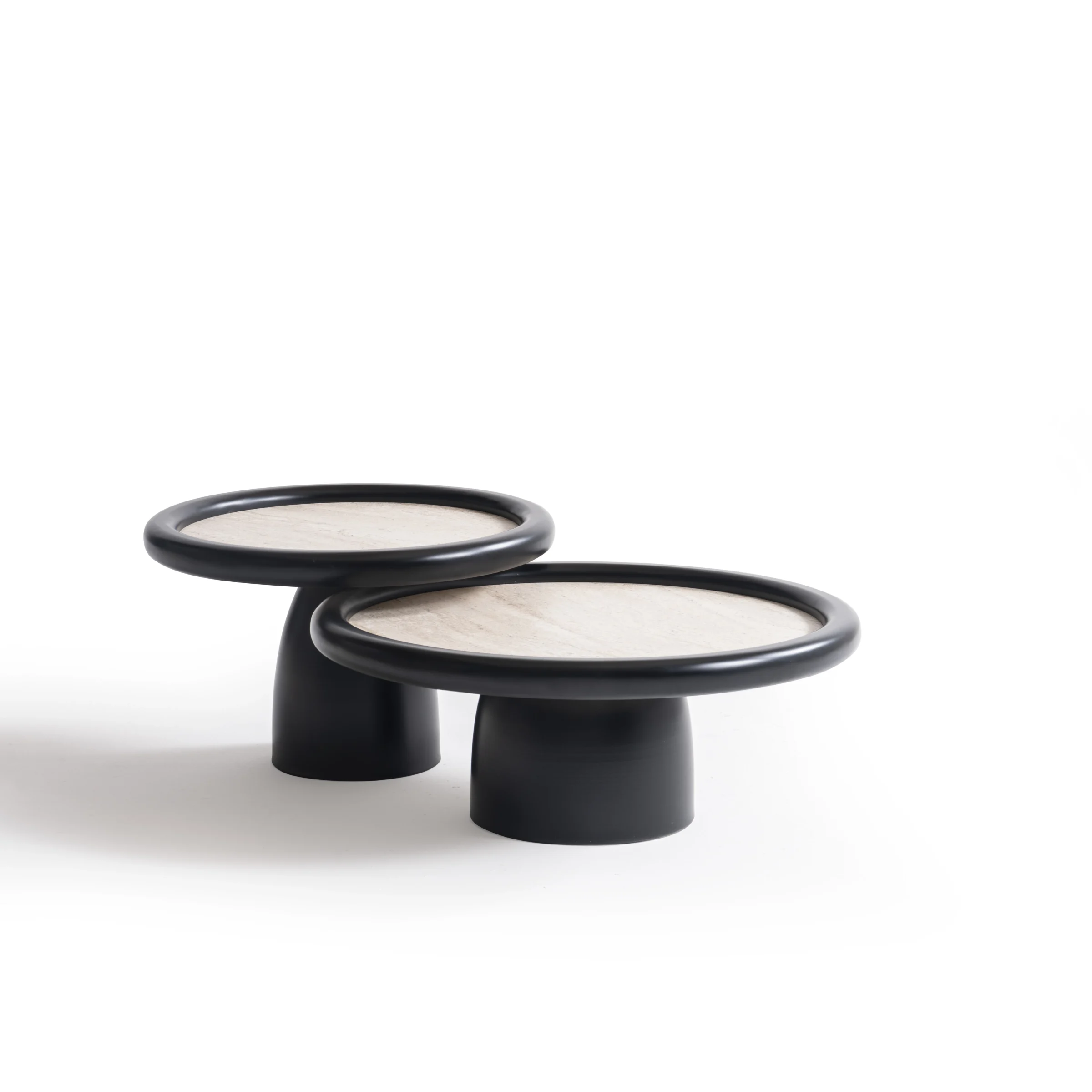 Black Travertine Center Холна Маса