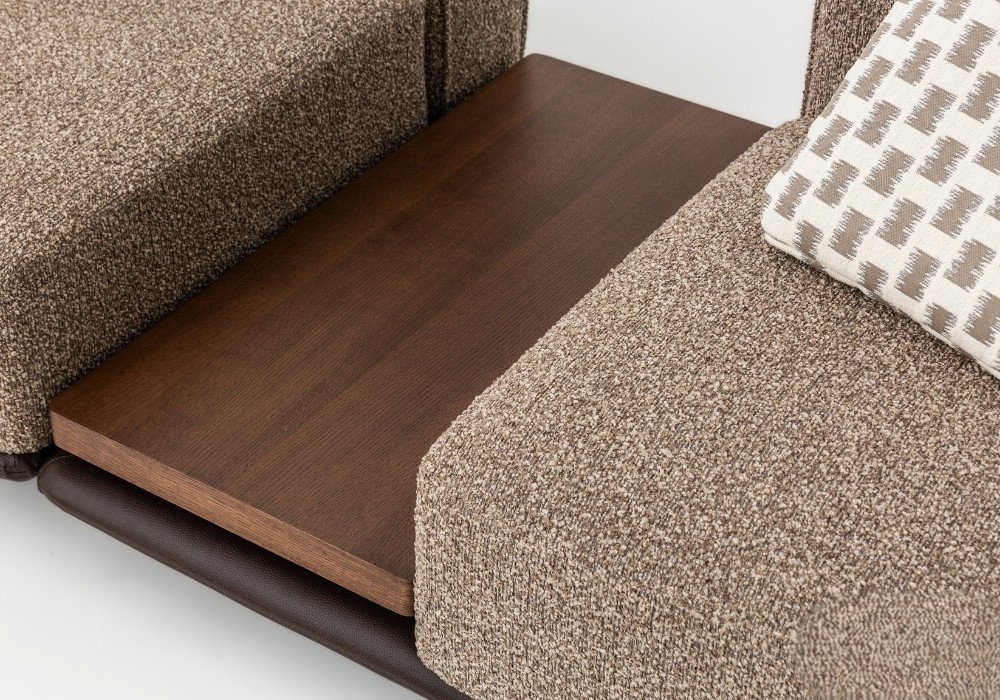 Como Комплект Ъглов Диван, кафе