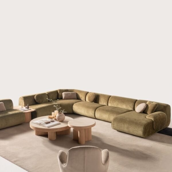 Nature Комплект Ъглов Диван, Зелен